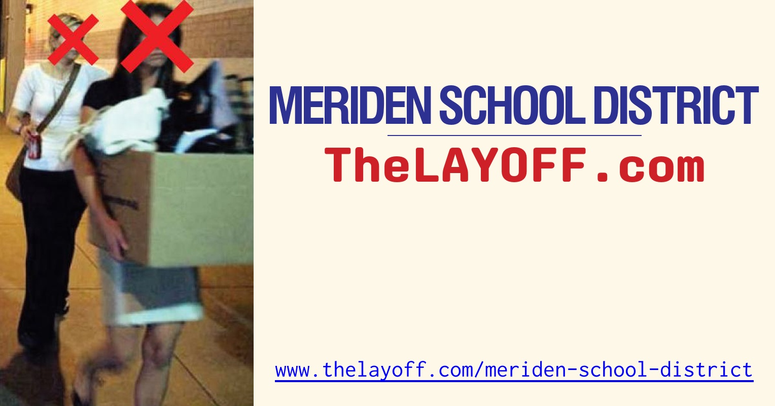 Meriden School District Layoffs