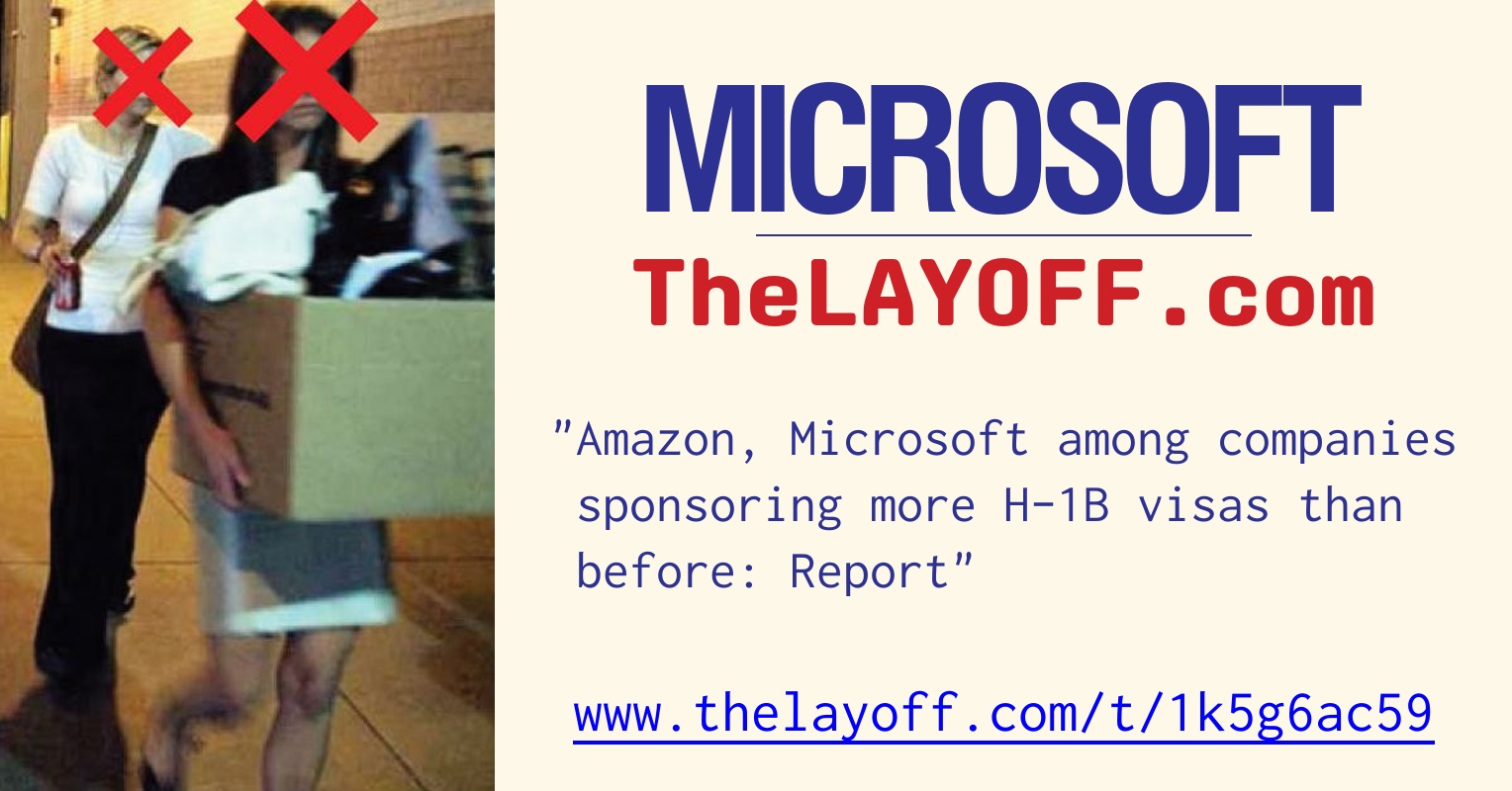 Amazon, Microsoft among companies sponsoring more H1B visas than