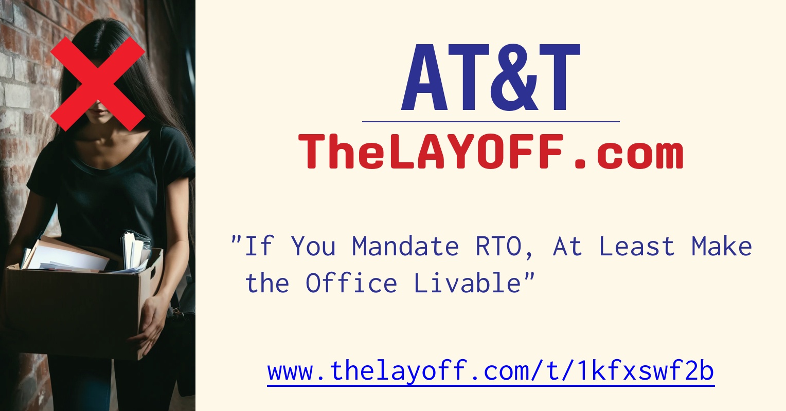 If You Mandate RTO, At Least Make the Office Livable - post regarding ...