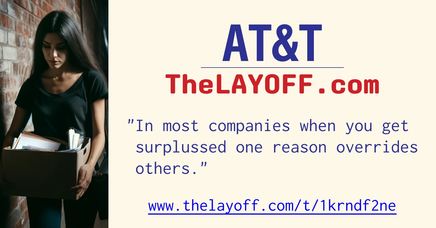 In most companies when you get surplussed one reason overrides others ...