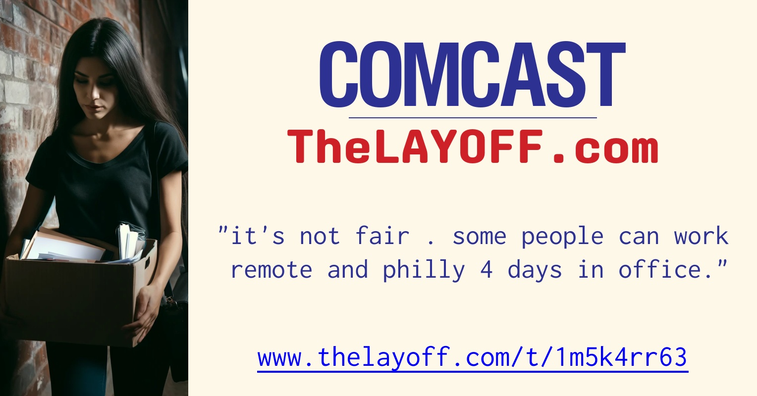 it's not fair . some people can work remote and philly 4 days in office ...