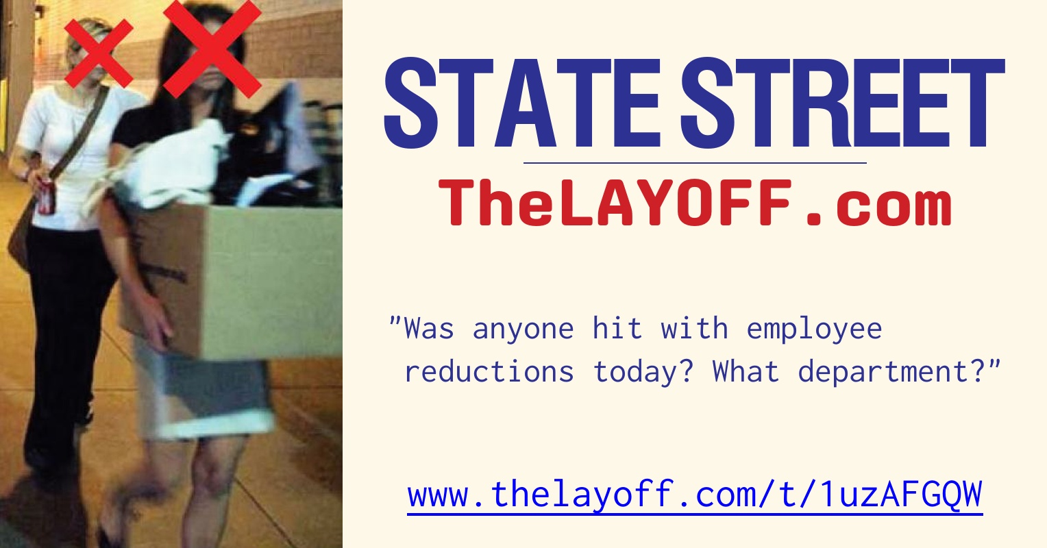 Was anyone hit with employee reductions today what department post