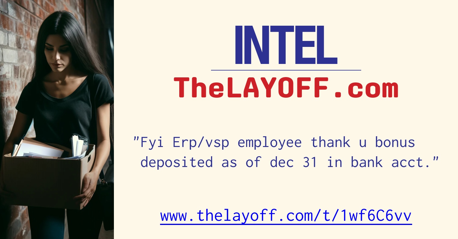 Fyi Erp/vsp employee thank u bonus deposited as of dec 31 in bank 